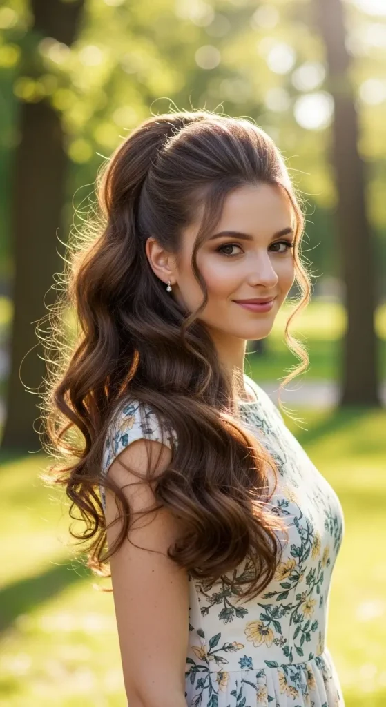 Half-Up Ponytail