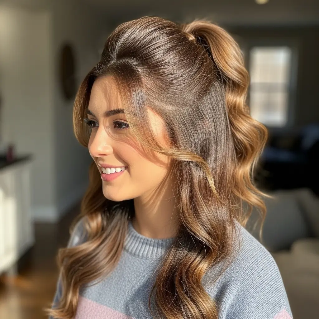 Half-Up Ponytail