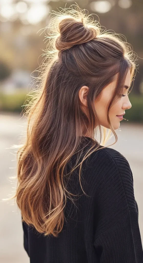 Half-Up Top Knot