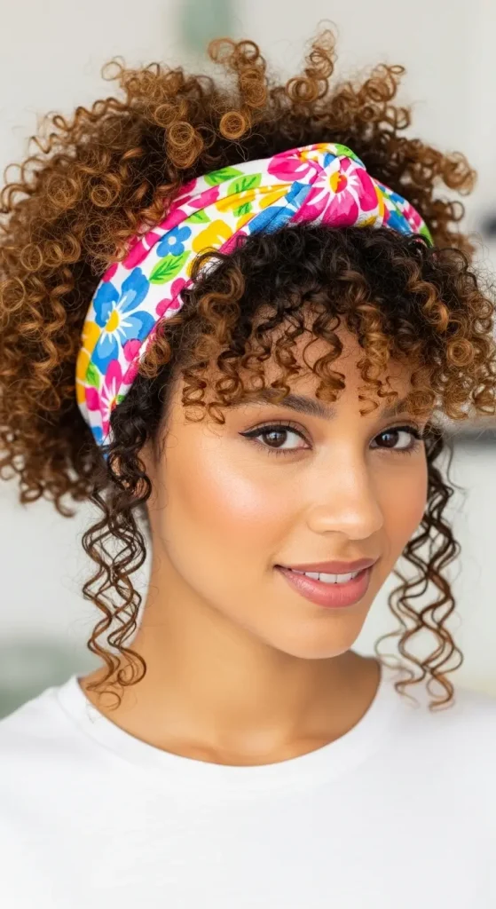 Headband Curly Style