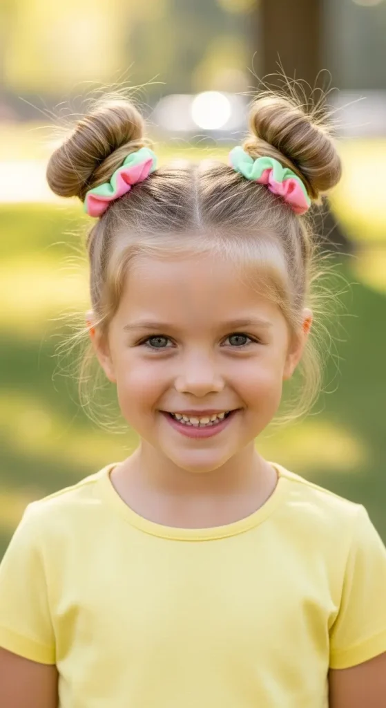 High Pigtail Buns