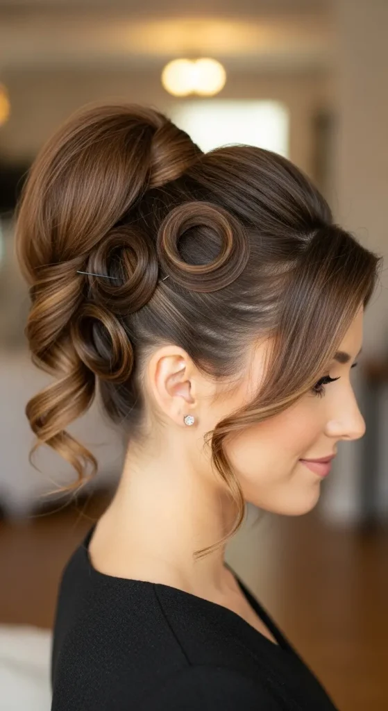 High Pony Updo