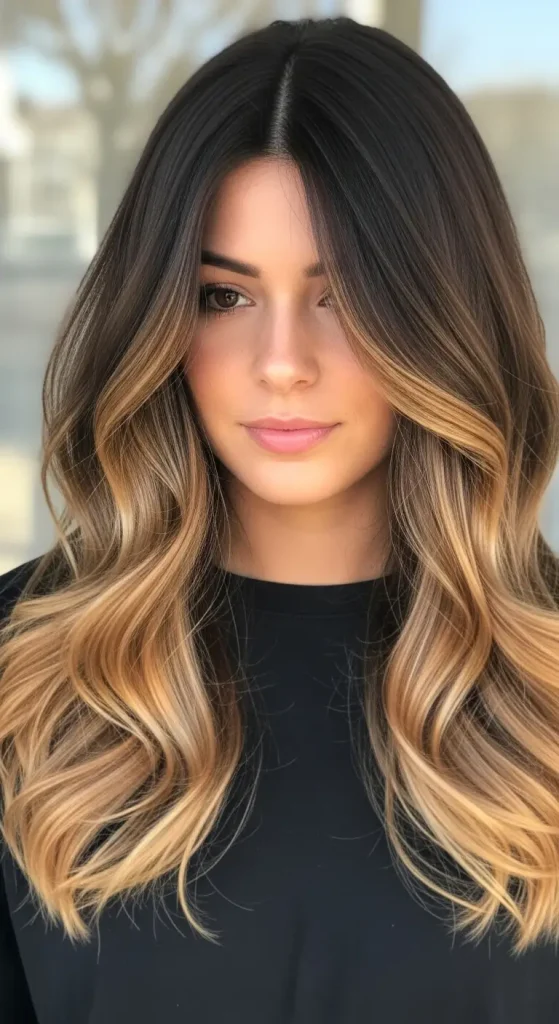 Honey Melt Dark Brown Hair