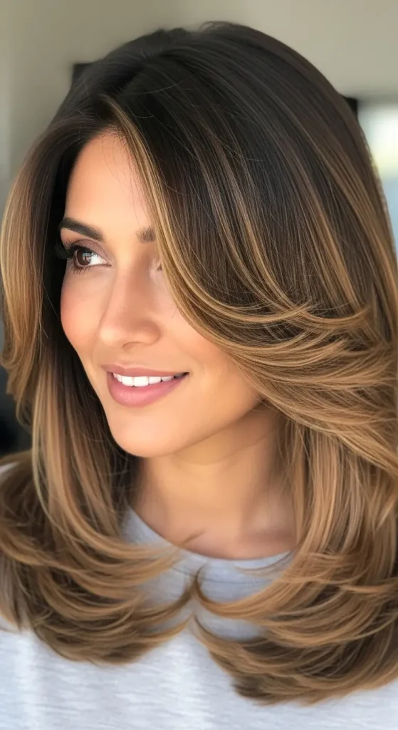  Light Brown Balayage Highlights