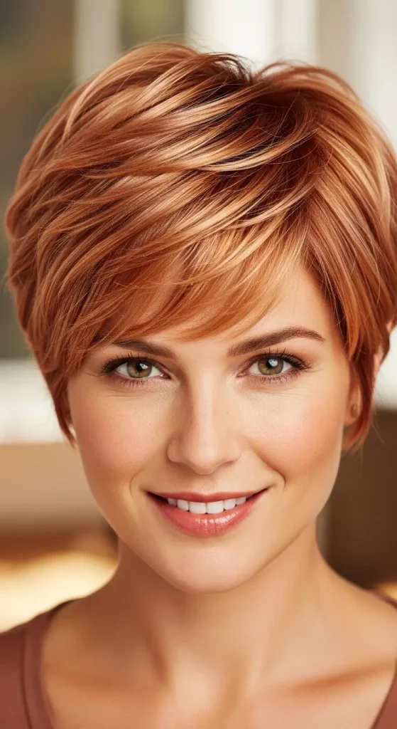 Light Copper Calico Pixie