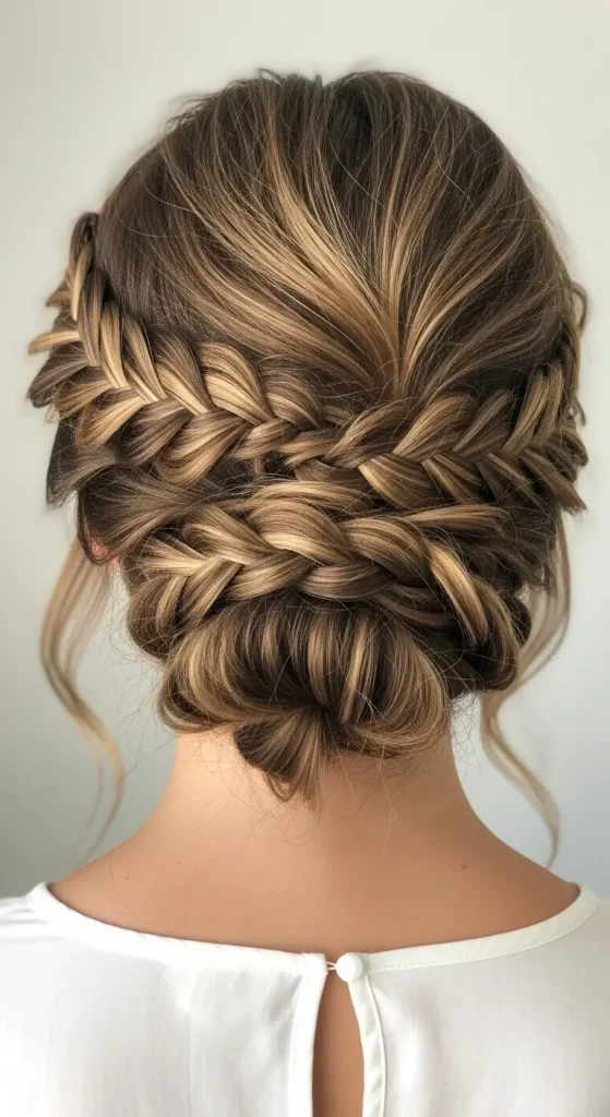 Loose Braided Updo