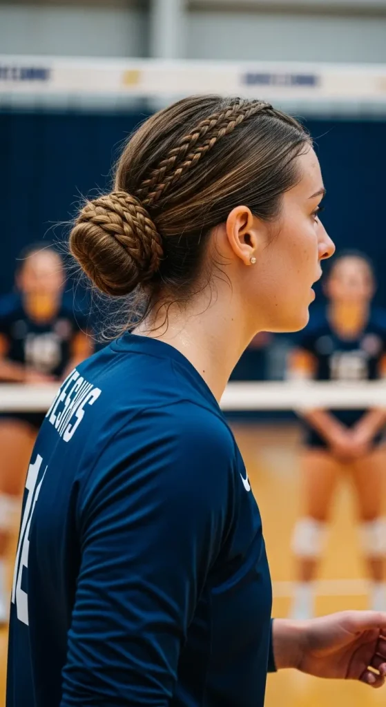 Low Braided Bun