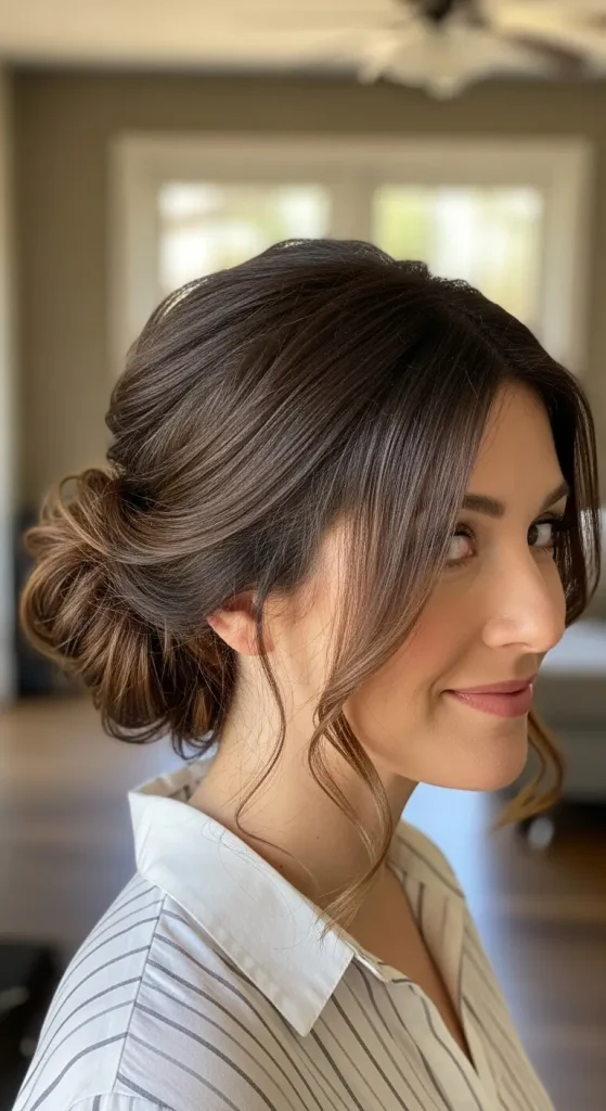  Low Messy Bun