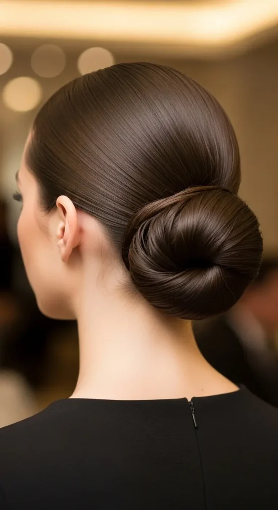 Low Sleek Bun