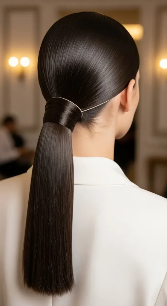 Low Sleek Ponytail