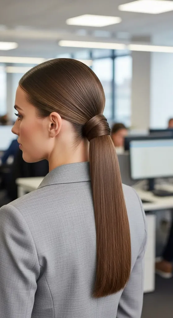 Low Sleek Ponytail