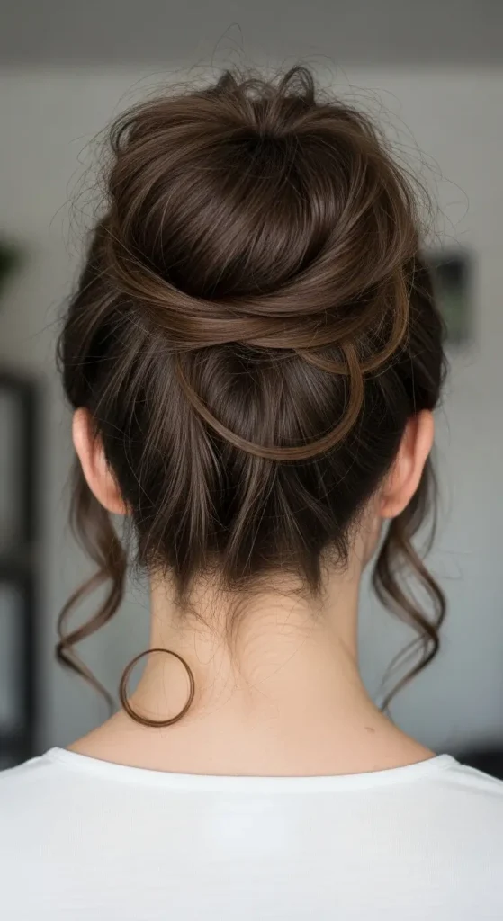 Messy Bun with Texture