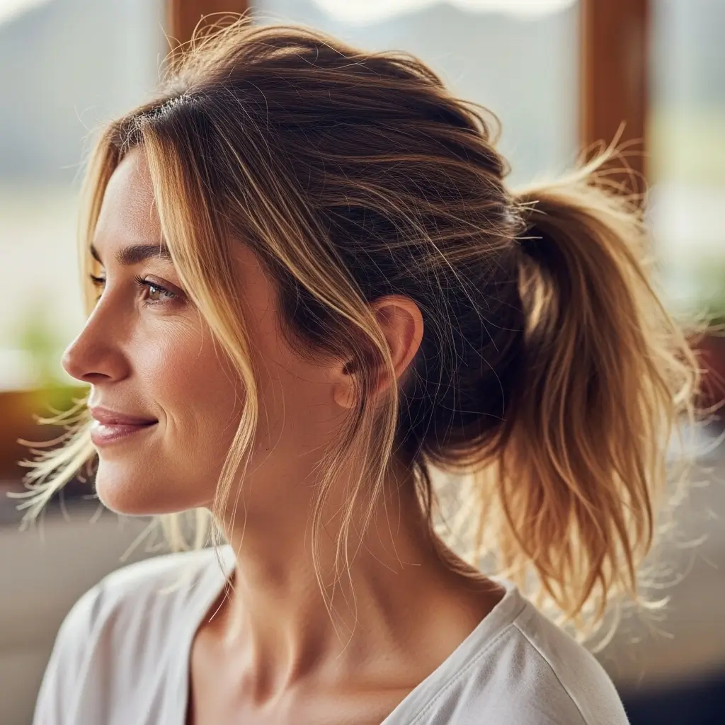 Messy Ponytail