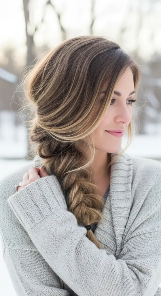 Messy Side Braid