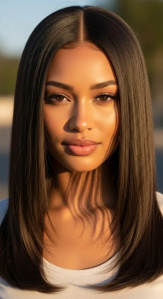 Middle Part Quick Weave