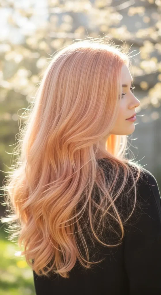 Peachy Blonde Calico Touch