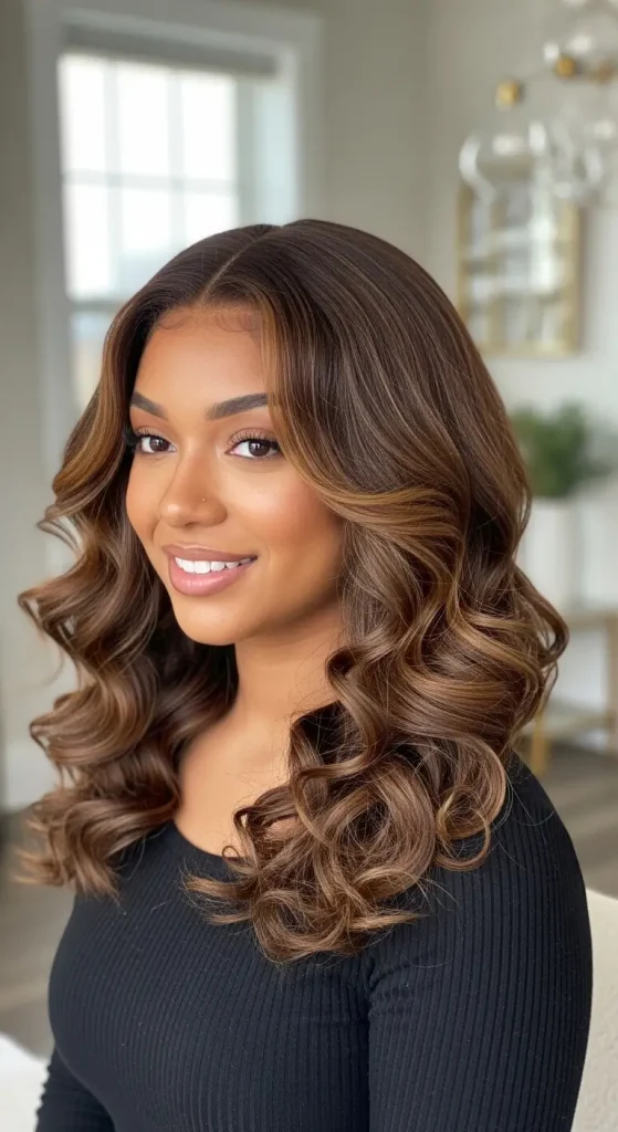 Quick Weave with Curls
