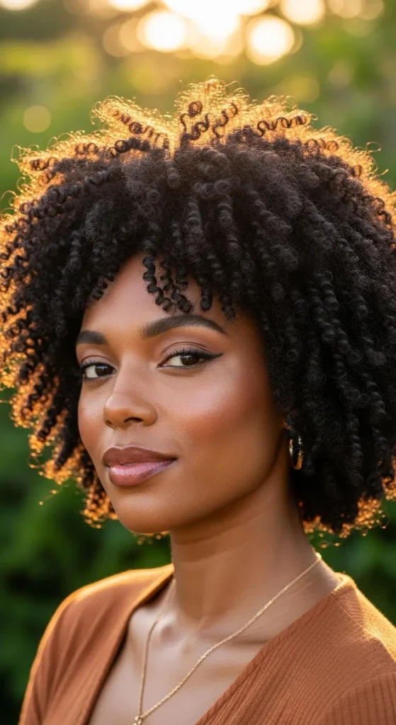 Short Afro Cut