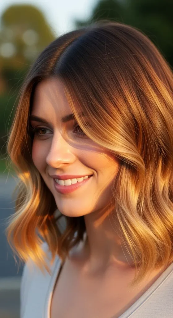 Shoulder Length Hair with Balayage