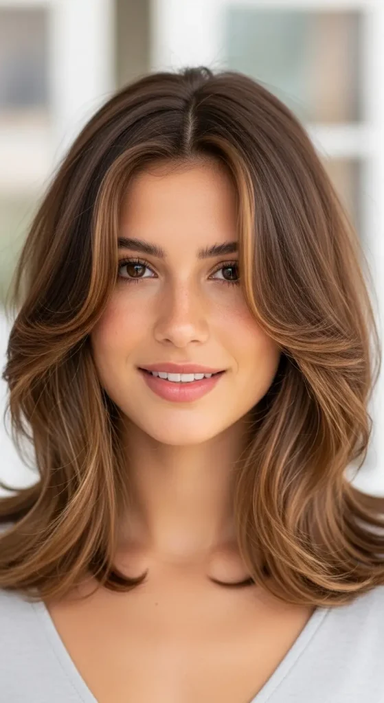 Shoulder Length Hair with Face-Framing Layers