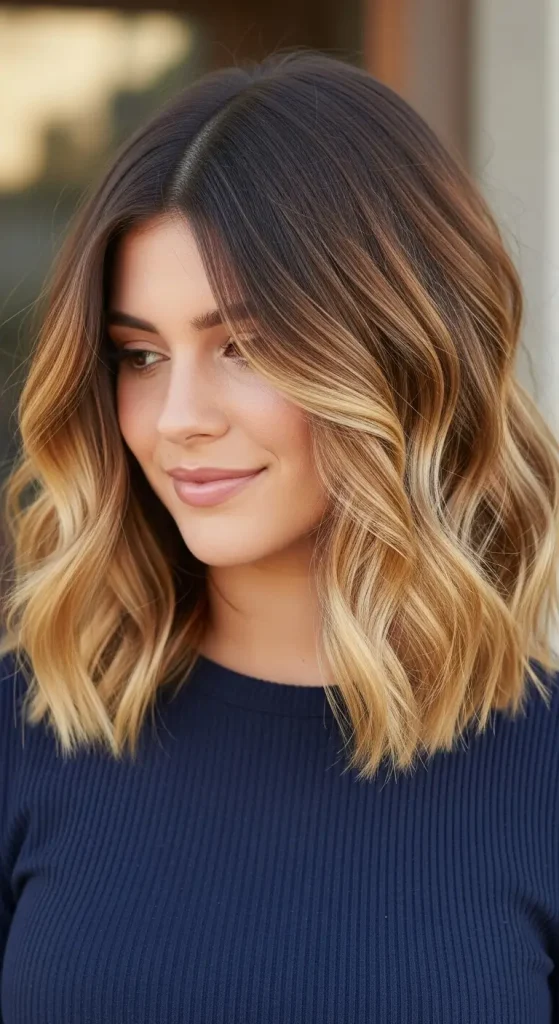 Shoulder Length Hair with Ombre
