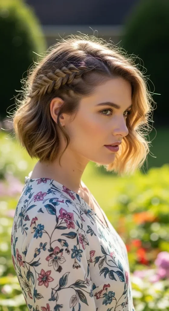 Side Braid with Waves