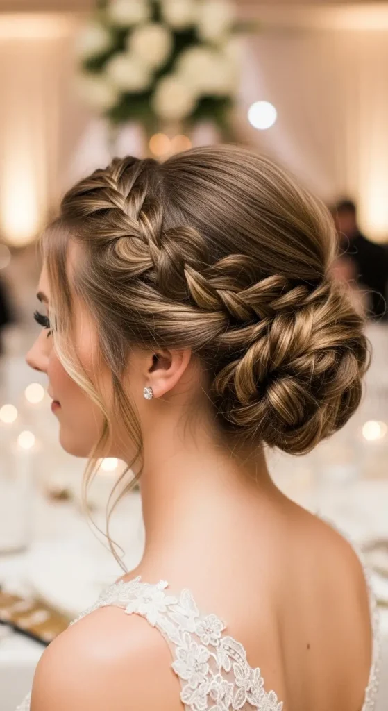 Side Braided Updo
