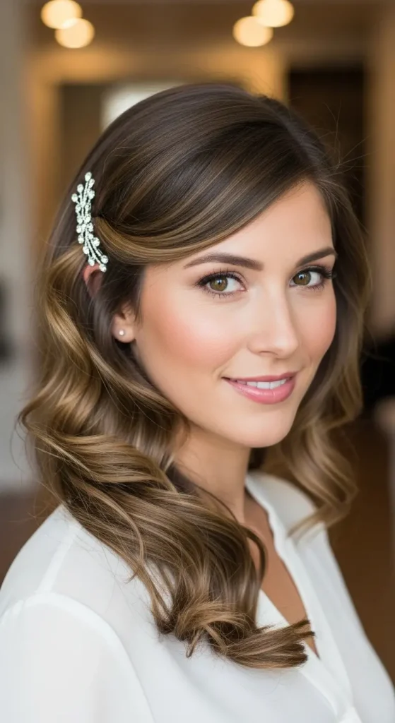 Side Pin Curls