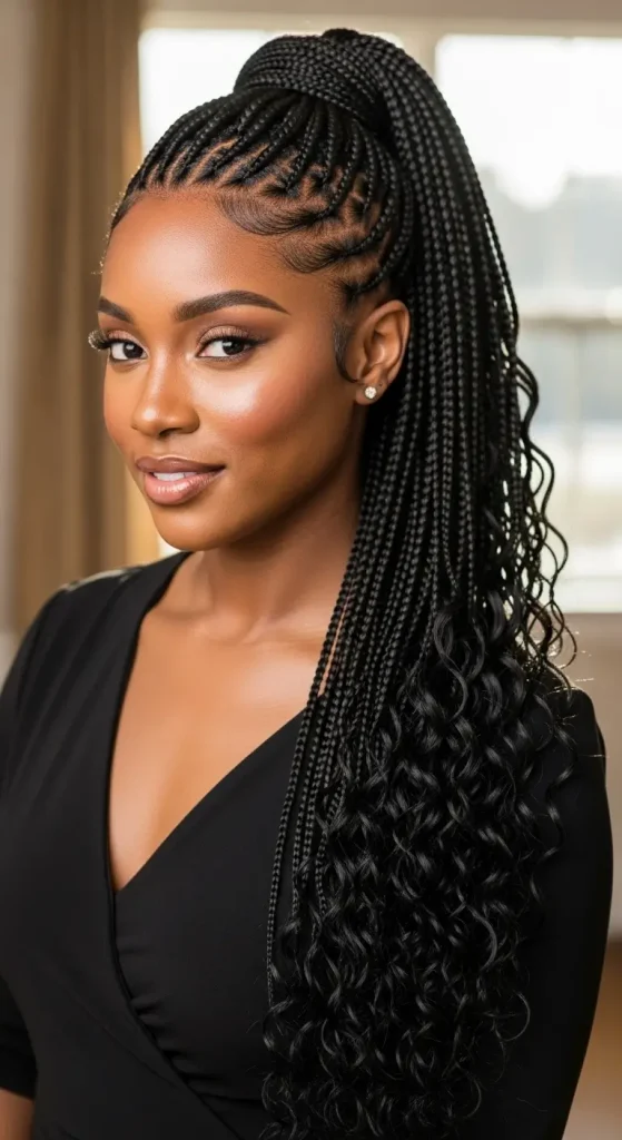 Side Swept Braids