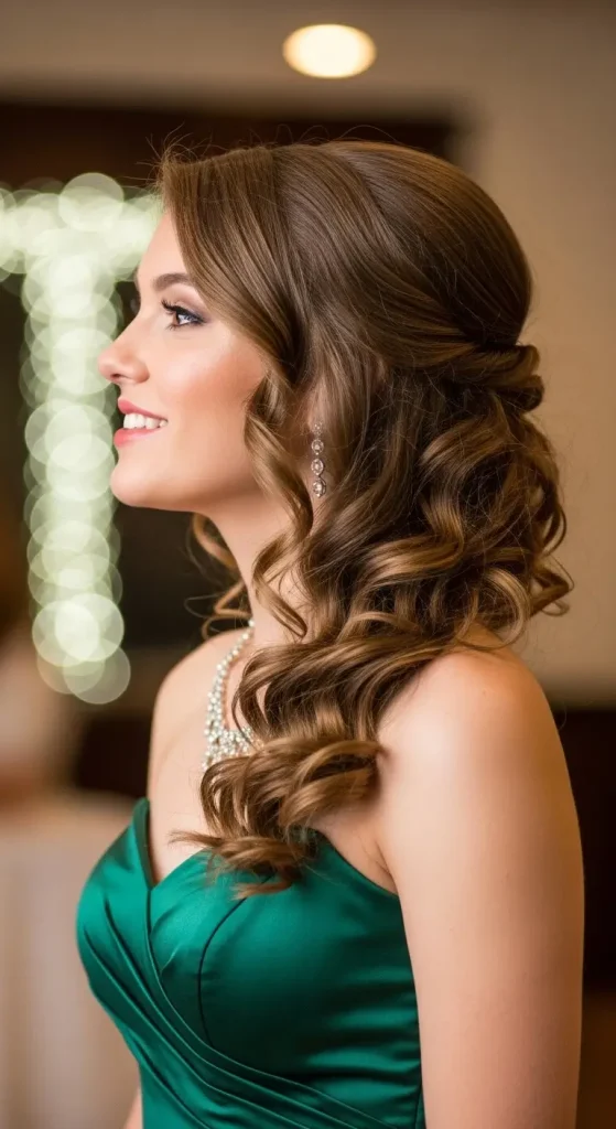 Side Swept Curls