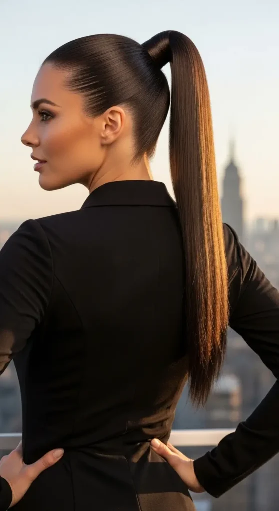 Sleek High Ponytail