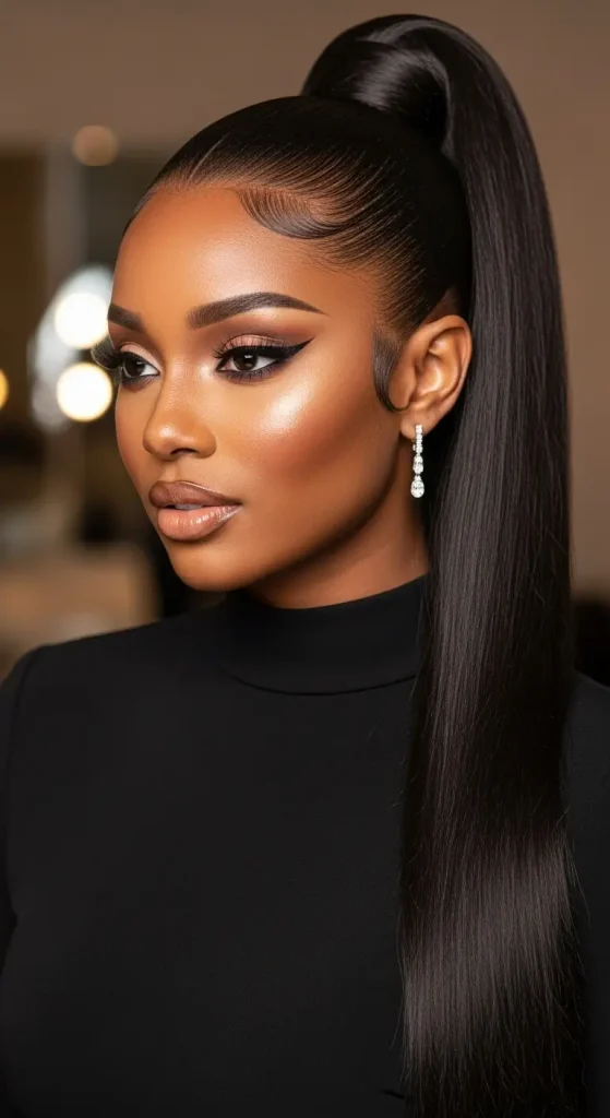 Sleek High Ponytail