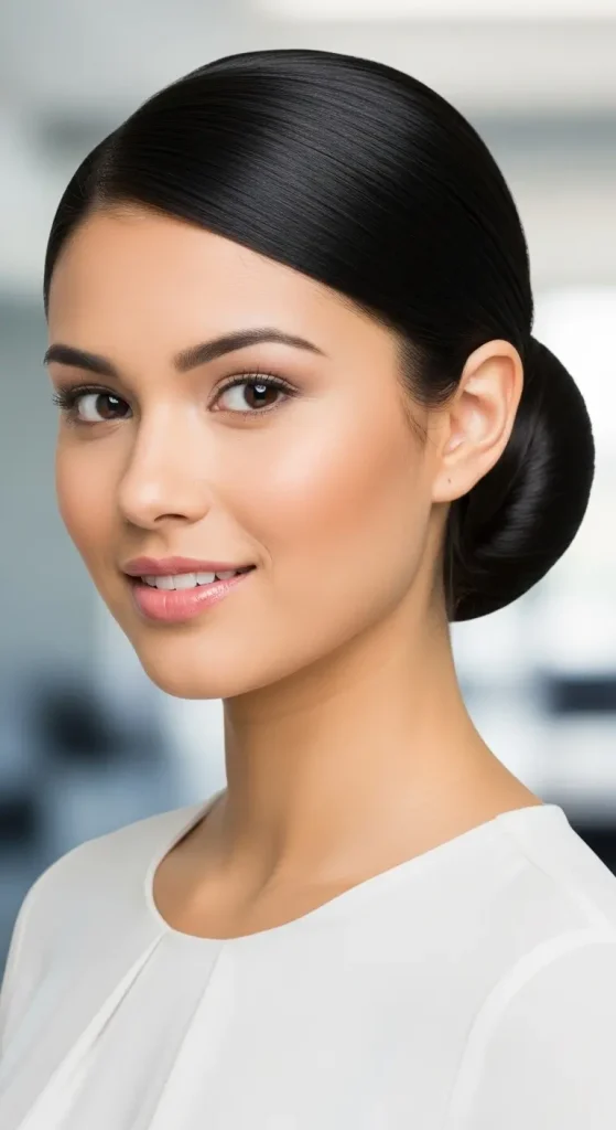 Sleek Low Bun