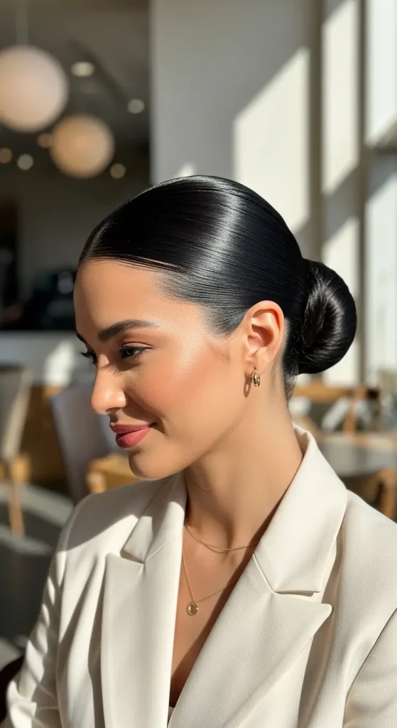 Sleek Low Bun
