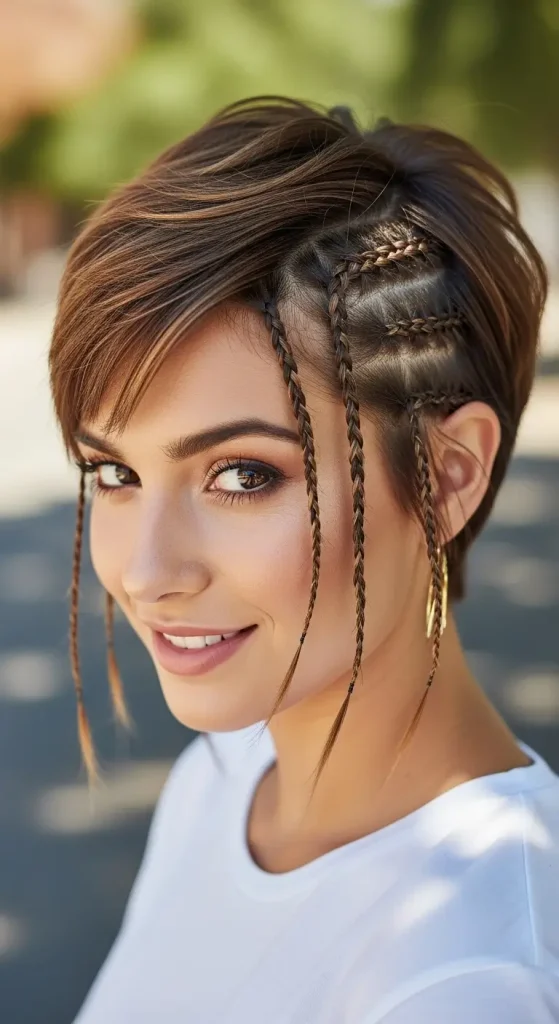 Sleek Side-Swept Pixie
