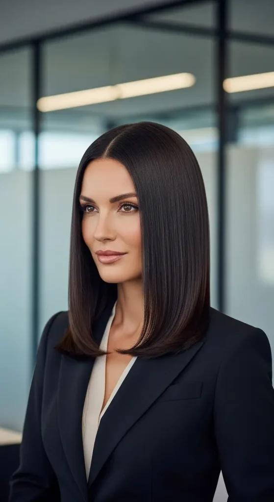 Sleek Straight Hair