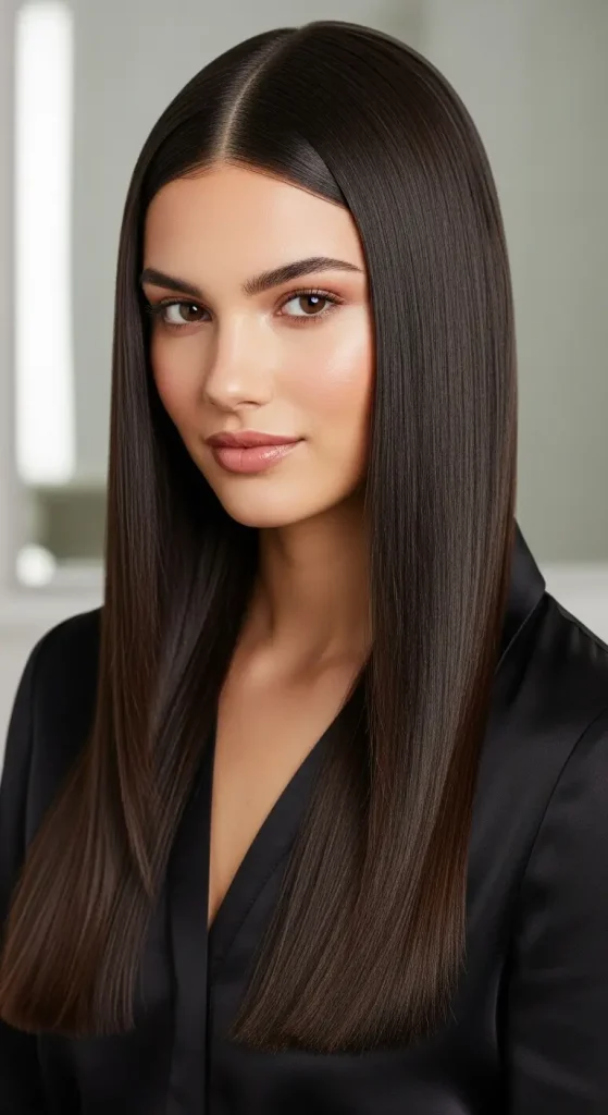 Sleek Straight Hair