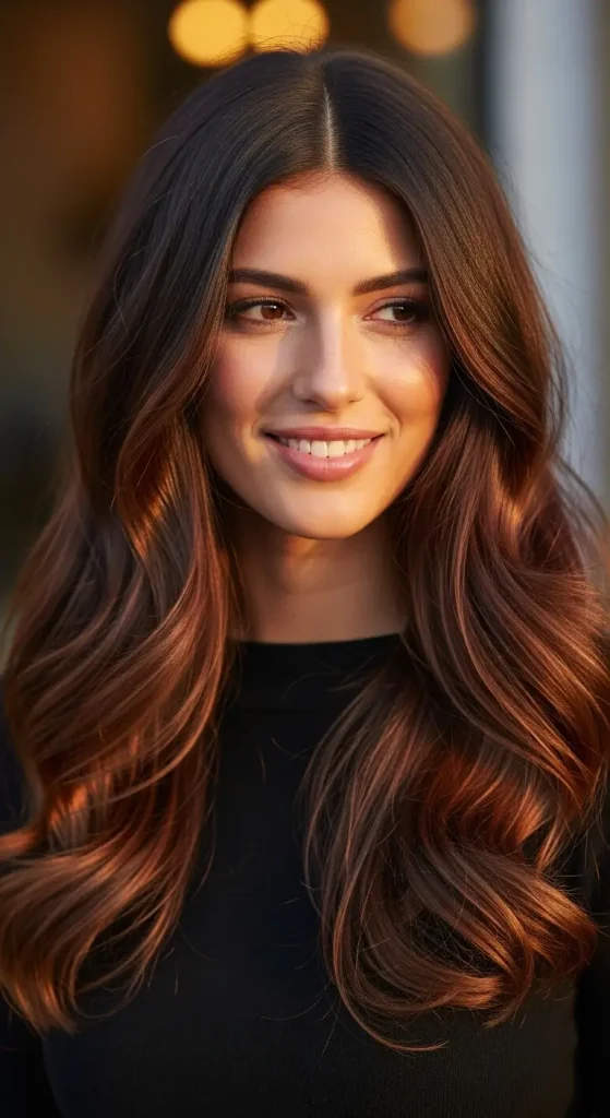 Smoky Dark Brown with Cool Ash Highlights