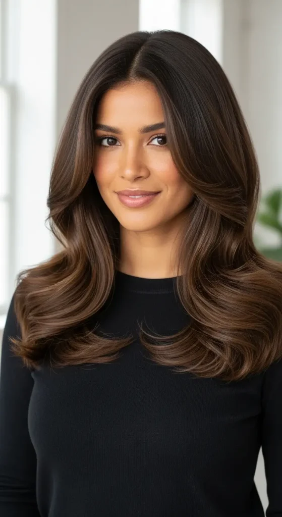 Soft Chocolate Dark Brown Hair
