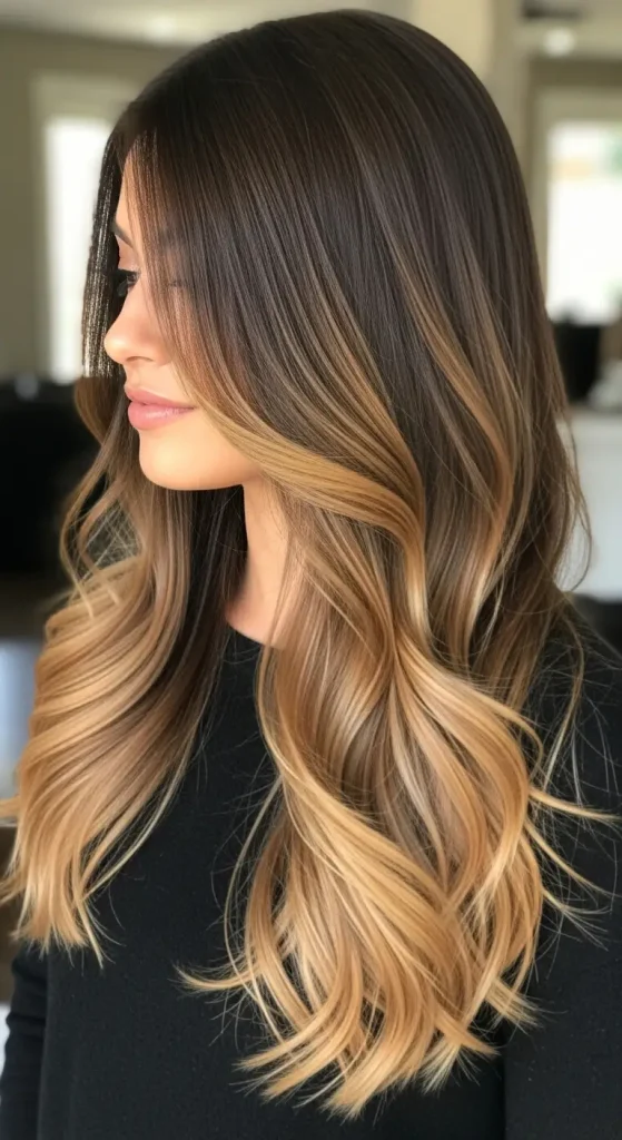 Soft Ombre Chocolate Brown
