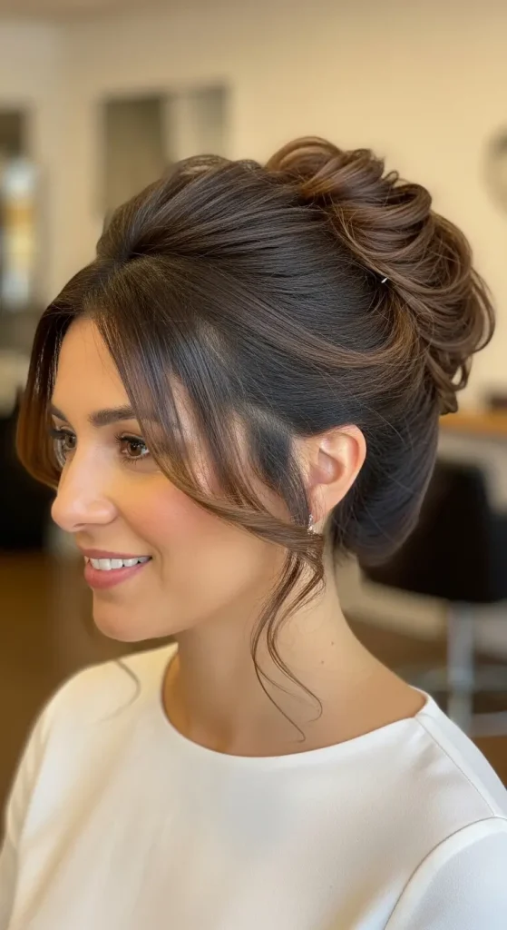 Textured Bun Updo
