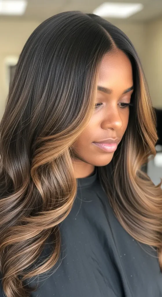 Toffee Chocolate Balayage