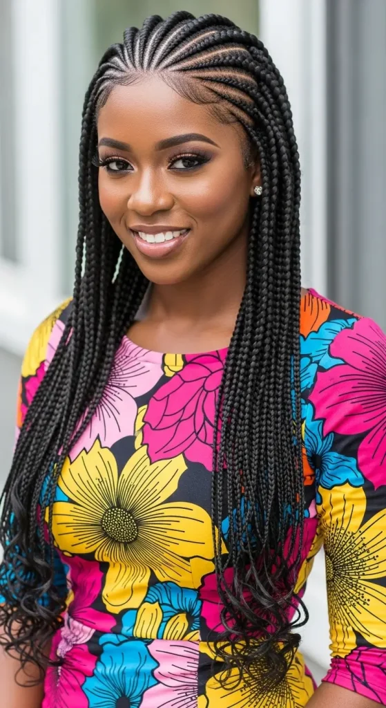Triangle Box Braids