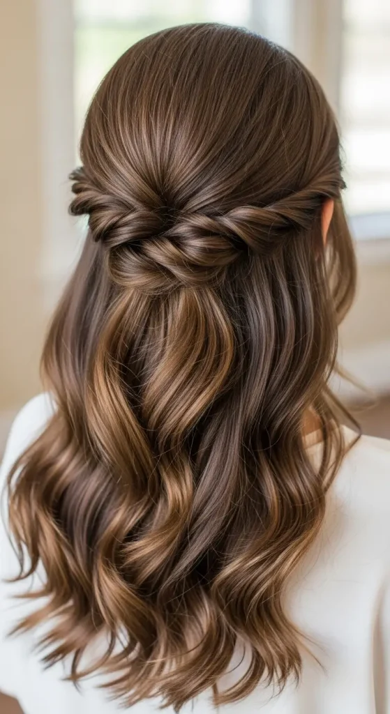 Twisted Half-Updo