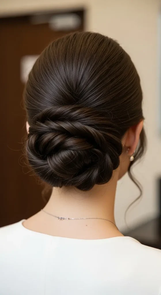 Twisted Low Bun