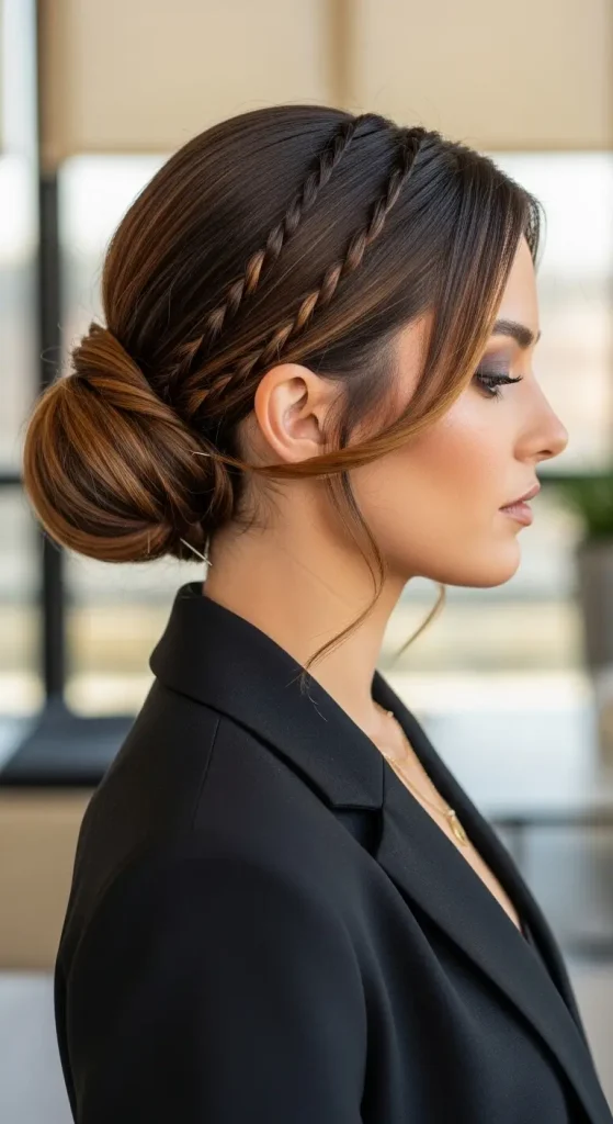 Twisted Low Pony Updo