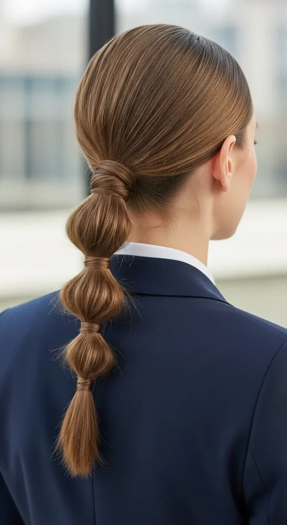 Twisted Low Ponytail