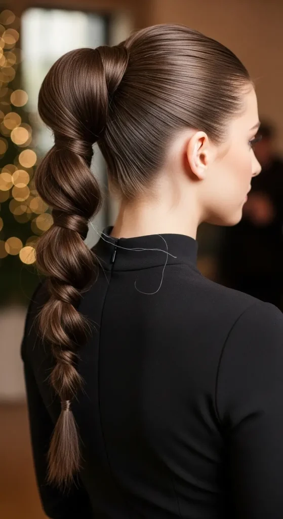 Twisted Rope Ponytail
