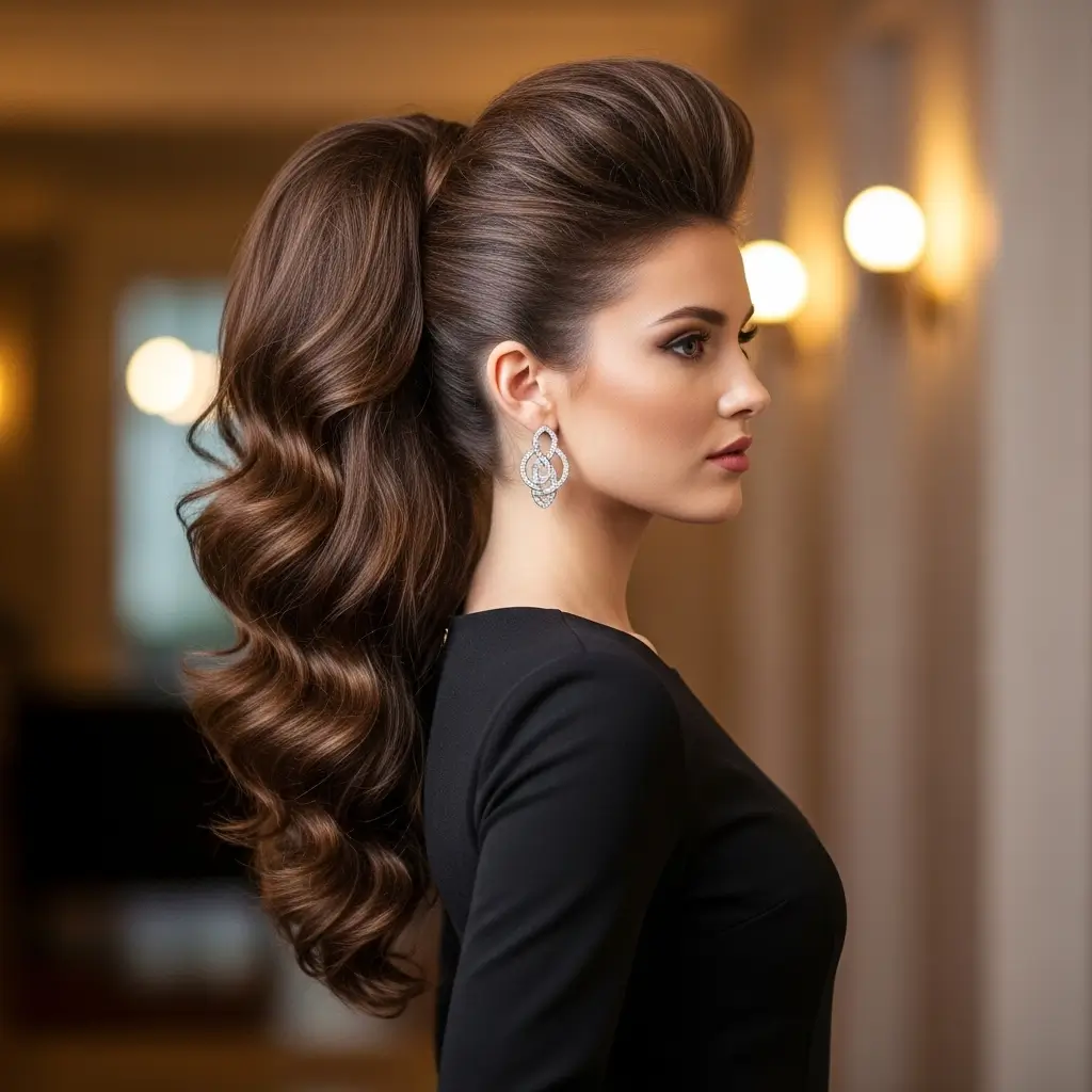 Voluminous Ponytail