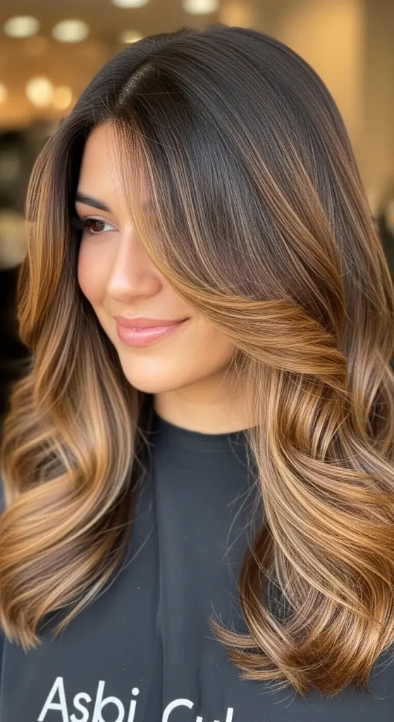 Warm Honey Caramel Highlights